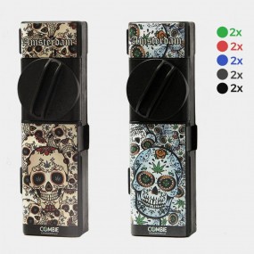 Гриндер Combie™ All-In-One pocket grinder – Mexican skulls (10pcs/display)