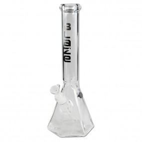 Бонг 'Blaze' 'Beaker’s Dream' Ice Bong hexagonal clear