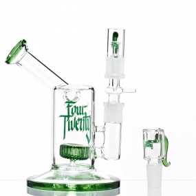 Бонг Fourtwenty Green Saxo Bubbler