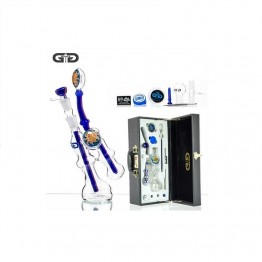 Бонг Saxo Bubbler Blue in Case