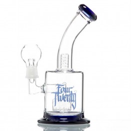 Бонг Four Twenty Saxo Bubbler Blue 23