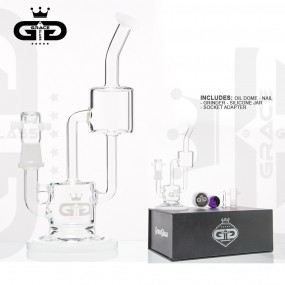 Бонг GG In Box Double Chamber White